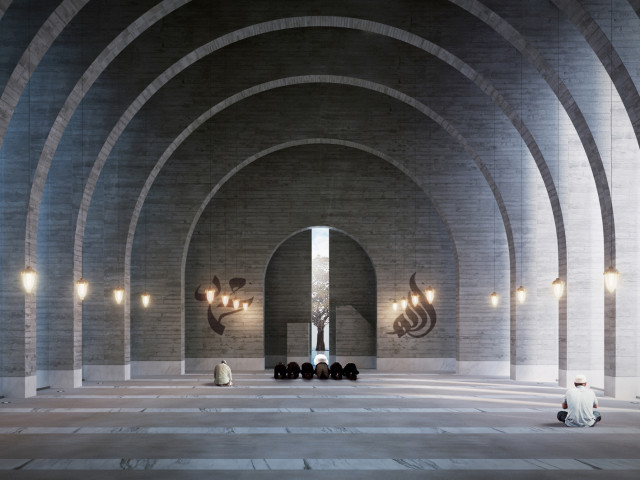 Mosque – Lighting Design: SLD, Architecture: Mimarlar & Han Tümertekin